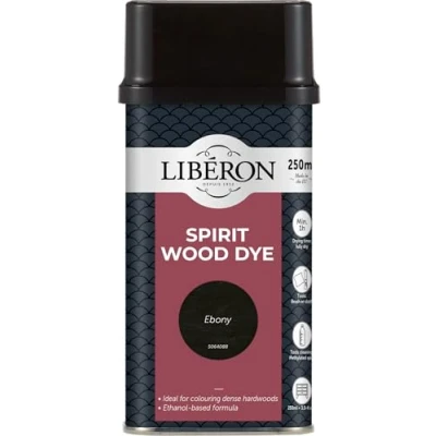 Image of Libéron Spirit Wood Dye Ebony 250ml