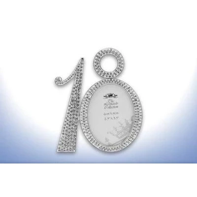 Image of LEONARDO 1 X DIAMANTE FRAME 18th BIRTHDAY PHOTO SIZE 2.5&quot; 3.5&quot; LP16488