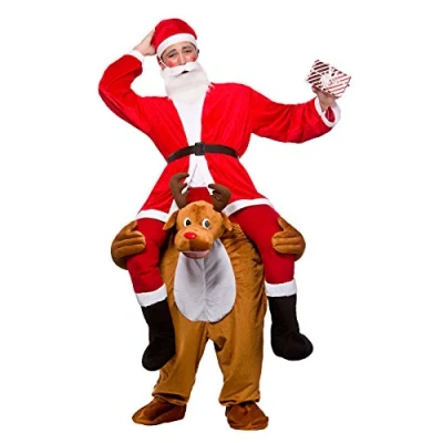 Image of Carry Me® Reindeer Adult Costume One Size