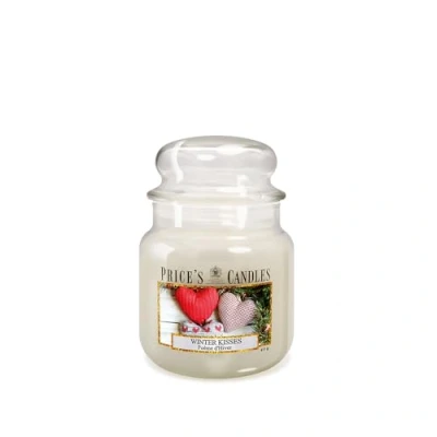 Image of Price&#039;s Winter Kisses Medium Jar Candle Sweet, Delicious, Quality Fragrance Long Lasting Scent Up to 90 Hour Burn Time
