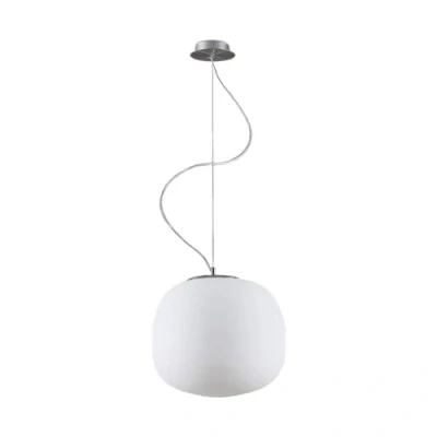 Image of Ceiling Light dimmable (Modern) in White Made of Glass for e.g. Kitchen (1 Source, E27) from Lindby Pendant Lighting, lamp, Hanging