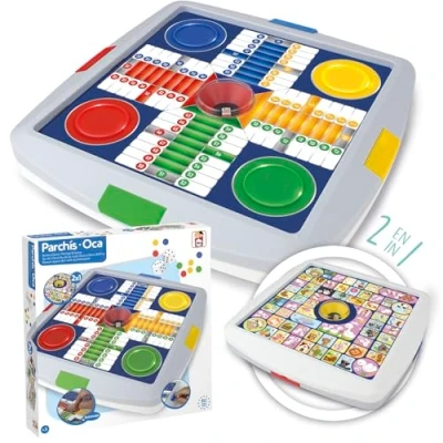 Image of Chicos 64001 Automatic Parchis/Goose with Lid