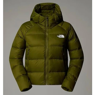 Image of The North Face Hyalite Hoodie Down jacket, Women&#039;s, Size: Medium, Forest olive