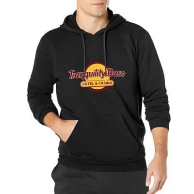 Image of pocos Tranquility Base Hotel &amp; Casino Arctic Spoof Monkeys Premium Hoody XL Black