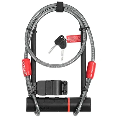 Image of ZEFAL 4922B K TRAZ U11 &amp; Cable U Lock, Black, 115 x 230 mm