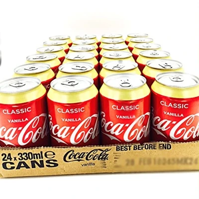 Image of COCA COLA Vanilla 330ml (Pack of 24) case soda
