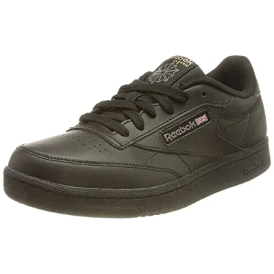 Image of Reebok Unisex Kids Club C Sneakers, Black Charcoal Int, 4 UK Child