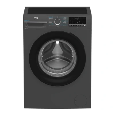 Image of BEKO BM3WT4841IA 8 kg 1400 Spin Washing Machine Anthracite, White