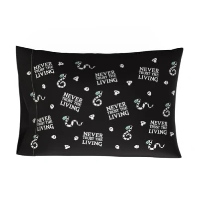 Image of Franco Collectibles Beetlejuice Movie Beauty Silky Satin Standard Pillowcase Cover 20x30 for Hair and Skin, (Officially Licensed Product)