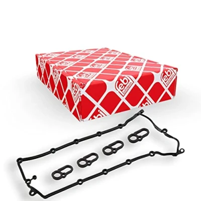 Image of LR010789, LR010789S1, LR014345, LR014345S1 Gasket Set, rocker cover FEBI BILSTEIN 171085 Left ACM (Polyacrylate) LAND ROVER: Range Rover 3