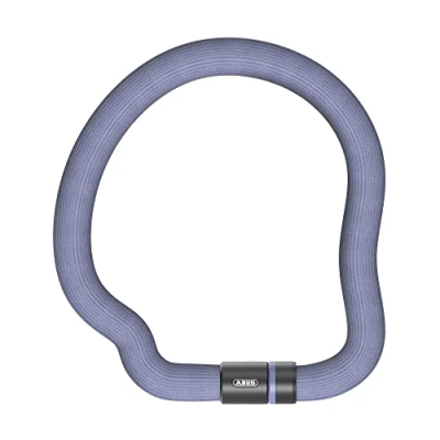 Image of ABUS Chain Lock Goose 4204K Flexible, Rattle Free Bicycle lockOss Made of Hardened Steel 4 mm Thick Chain, 28 Total Diameter 110 cm Long with Key Blue