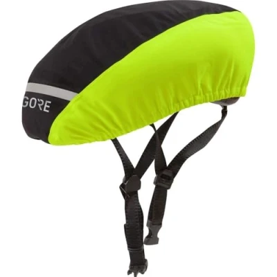 Image of GORE WEAR Helmet Cover TEX, C3, Black/Neon Yellow, 60 64