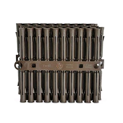 Image of Talon Brown 7 8mm Wall Rawl Plugs Plastic Fixing Plug Euro Slot X1000 Trade Pack