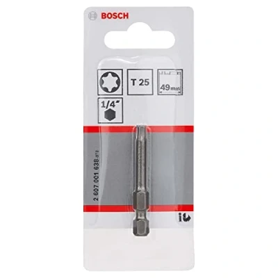 Image of Bosch 2607001638 Extra Hard Screwdriver Bit