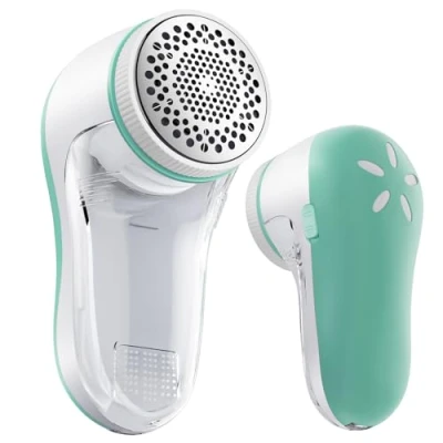 Image of POPCHOSE Fabric Shaver, Lint Remover for Clothes, Electric Shaver with 6 Leaf Blades, Sweater Shavers to Remove Pilling Clothing, Couch, Furniture, Fuzz, Ball, Bobbles