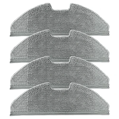 Image of 4 Pack Microfiber Mop Cloth Pads for Eufy RoboVac G10 G30 Hybrid Vacuum Cleaner Replacement