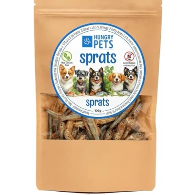 Image of Premium Sprats, Fish Treat for Dog &amp; Cats, 100g