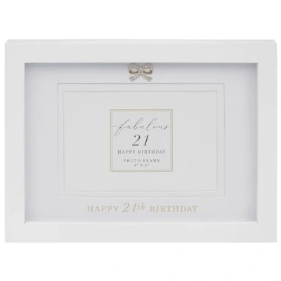 Image of Lesser &amp; Pavey Happy Birthday Photo Frame 6 x 4 For Gift Lovely Picture Frames 6x4 and Anniversary 21st Ideal Special Occasions Madelaine by Hearts Design