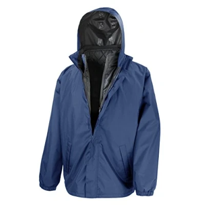 Image of Result Core 3 in 1 Jacket with Quilted Bodywarmer Navy L