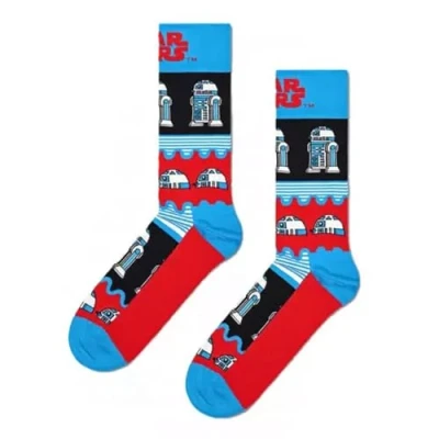 Image of Happy Socks Model STAR WAR R2 D2 SOCK 0270, multicoloured, 36 40