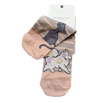 Image of RADLEY 1pk Festive Dog Socks in Ash