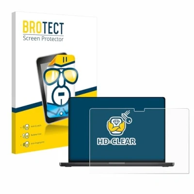 Image of brotect Screen Protector compatible with Apple MacBook Pro 16&quot; 2024 M4 HD Clear Protection Film