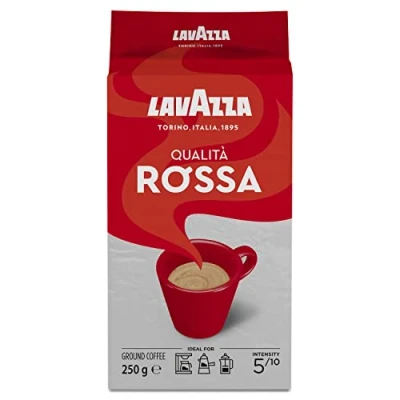 Image of Lavazza Qualità Rossa Ground Coffee, Medium Roast, 250 g Each, 20 Pack