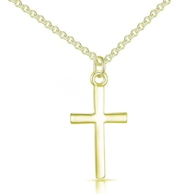 Image of Philip Jones Gold Plated Cross Necklace