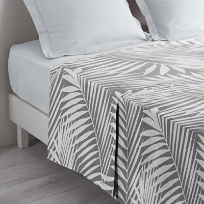 Image of douceur d&#039;intérieur, Botania Sage Flat Sheet (180 x 290 cm) 100% Cotton