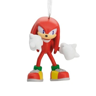 Image of Hallmark Sonic The Hedgehog Knuckles Christmas Ornament