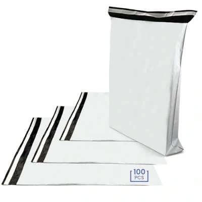 Image of Netuno 100 Plastic mailing Bags 430x600mm self Seal Postal foil for Clothes Textiles Shipping Big Courier Sealing envelopes