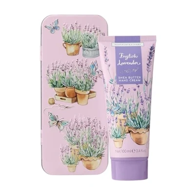 Image of Heathcote &amp; Ivory English Lavender Hand Cream 100ml in Tin