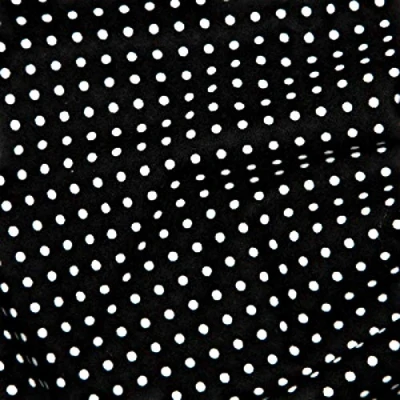 Image of 100% Cotton 3mm Polka Dot * Rose &amp; Hubble Superior Poplin Fabric in 40 Colours (Black) (ONE METRE)