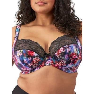 Image of Elomi 4490 Lucie Underwired Plunge Bra Cherry Blossom