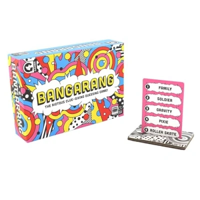Image of Ginger Fox Bangarang Family Party Card Game Work Together Giving A Variety Of Clues All At Once Exciting and Hilarious Entertainment for 4 8 Players Aged 8+ Fun New Spin On Classic Charades