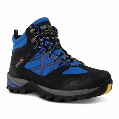 Image of Regatta Mens Samaris III Boot Walking Boots with Superior Grip Performance Threads &amp; TECFOAM Insock, Waterproof Breathable Perfect for Outdoor, Hiking, Climbing Mountaineering