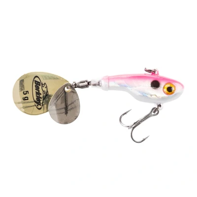 Image of Berkley Pulse Spintail 9gr Pearl Pink Spinner