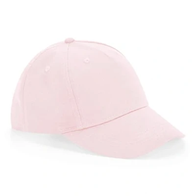 Image of Beechfield B63B Junior Organic Cotton 5 Panel Cap Powder Pink