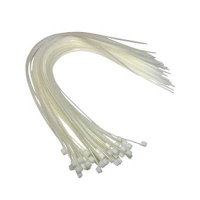 Image of Natural Plastic Cable ties Long and Wide Extra Large Zip wrap heavy duty 9.0mmx750mm, 50 Pieces