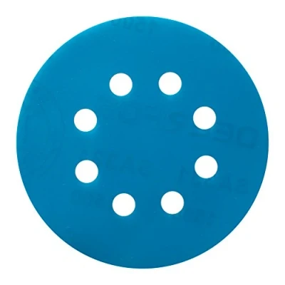 Image of 125mm Wet and Dry Sanding Discs DEERFOS Pads10x Each Grit 1200 1500 2000 2500 3000 Hook Loop 8 Hole Waterproof 5&#039;&#039; Sandpaper 50 pcs Mixed for Random Orbital DA Sanders Y