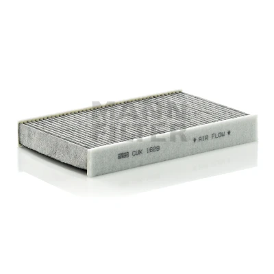 Image of 271T200A00, 278913NLOP Pollen Filter MANN CUK 1629 Activated Carbon 238mm 153mm 32mm RENAULT: MEGANE 3, 3 Coupe