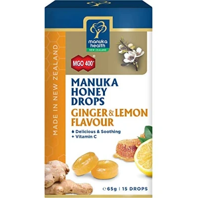 Image of Manuka Honey Candy Mgo400 + Ginger and Lemon 100 g
