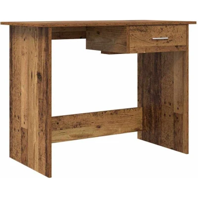 Image of vidaXL Desk Old wood 100 x 50 76 cm Engineered