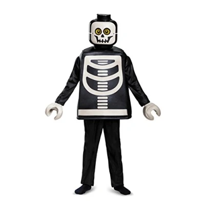 Image of LEGO DISK18268K Deluxe Costume, Cartoon, Skeleton, Medium