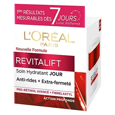 Image of L&#039;Oréal Paris Revitalift Moisturizing &amp; Firming Anti Aging Care Wrinkle Extra Day Cream Enriched with Pro Retinol For All Skin Types 50 ml