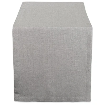 Image of DII CAMZ38723 Solid Chambray, Table Runner 14x72, Chambray Gray