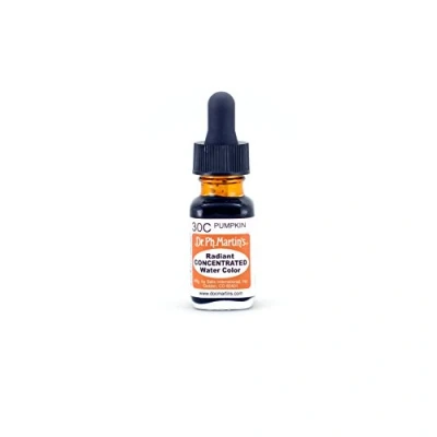 Image of Dr. Ph. Martin&#039;s Radiant Concentrated Water Color, 0.5 oz, Pumpkin (30C)