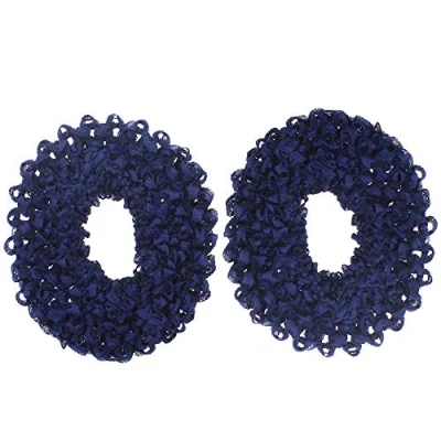 Image of Zac&#039;s Alter Ego Set of 2 Small Crochet Hair Scrunchies Variety Colours