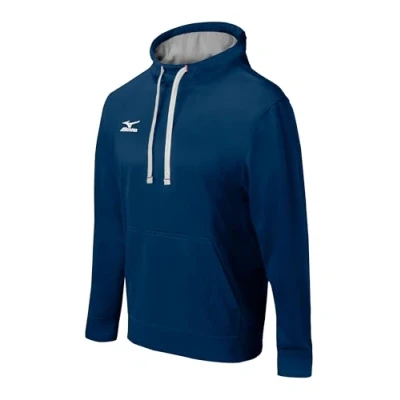 Image of Mizuno Men&#039;s G2 Stretch Hoodie Hooded Sweatshirt, Navy, L