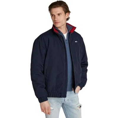Image of Tommy Jeans Men&#039;s Tjm Essential Padded Jacket Dm0dm19661 Other Jackets, Blue (Dark Night Navy), S